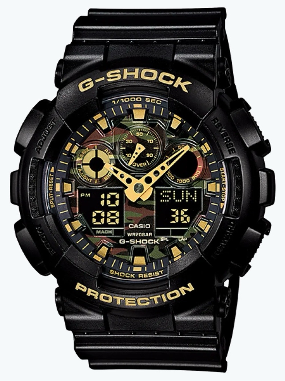 Casio G-Shock GA-100CF-1A9 Men’s Analog/Digital Watch (Camouflage)